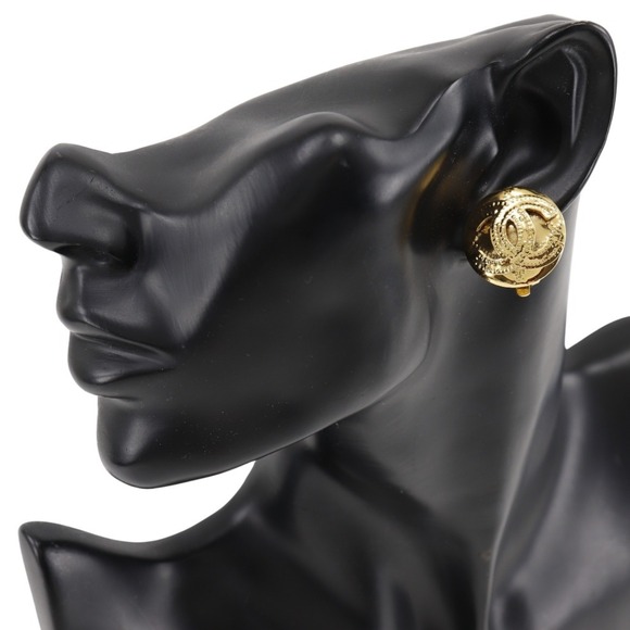 CHANEL Authentic Gold Earrings
